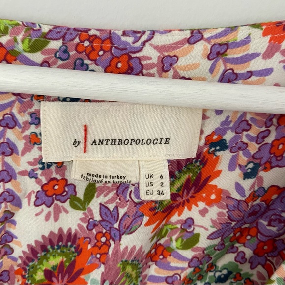 Anthropologie Analise Floral Midi Dress - Picture 6 of 9